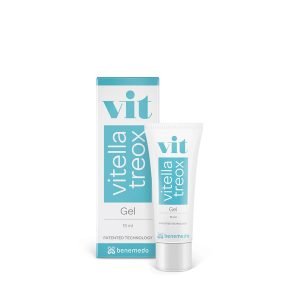 Vitella Treox gelis sudirgusiai ir pažeistai odai, 15ml